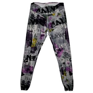 Calvin Klein Performance‎ Graffiti Print Athletic Leggings Womens S/P/CH